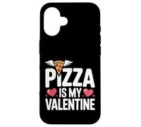 Pizza Is My Valentine Cute Funny Food Love Case for iPhone 16