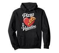 Pizza Is My Valentine Fun Food Lover Romantic Valentine's Pullover Hoodie