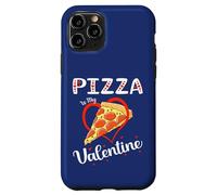 Pizza is My Valentine Funny Pepperoni Pizza Lover Valentine Case for iPhone 11 Pro
