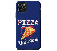 Pizza is My Valentine Funny Pepperoni Pizza Lover Valentine Case for iPhone 11 Pro Max