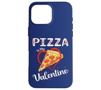 Pizza is My Valentine Funny Pepperoni Pizza Lover Valentine Case for iPhone 16 Pro Max