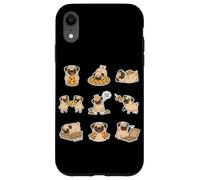 Pizza King Pug Food Coma Oops Funny Dog Pizza Lover Case for iPhone XR