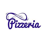 Pizza Logo Kitchen Pizza Kitchen Fine Carving Decals 42x88.6cm Do not Damage The Wall Surface DarkBlue
