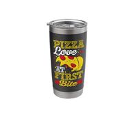 Pizza Love At First Bite Stainless Steel Insulated Tumbler