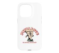 Pizza Love In Crust We Trust (Funny Food Statement) Case for iPhone 15 Pro