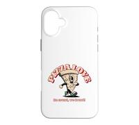 Pizza Love In Crust We Trust (Funny Food Statement) Case for iPhone 16 Plus