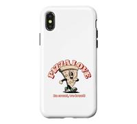 Pizza Love In Crust We Trust (Funny Food Statement) Case for iPhone X/XS