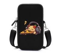 Pizza Love Playgamess Small Crossbody Bag Adjustable Mobile Phone Bags Wallet Pouch Shoulder for Women Men
