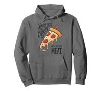 Pizza Lover Adult Humor Funny Valentines Unhinged Naughty Pullover Hoodie