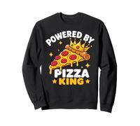 Pizza Lover Fun Powered By Pizza King Sweatshirt