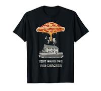Pizza Lover UFO Cow Abduction Calcium Joke T-Shirt