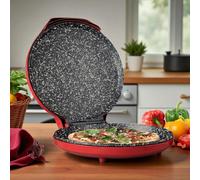 Pizza Maker Ceramic Plates 1450W 12 Inch / 30cm 2,3 Metal Nonstick by MisterChef