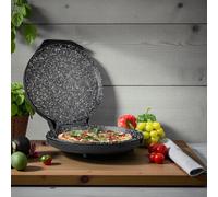 Pizza Maker Ceramic Plates 1450W 12 Inch / 30cm 2,3 Metal Nonstick by MisterChef
