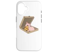 Pizza Mini Pigs Pet Case for iPhone 16