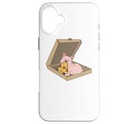 Pizza Mini Pigs Pet Case for iPhone 16 Plus