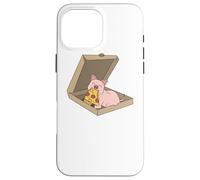 Pizza Mini Pigs Pet Case for iPhone 16 Pro Max