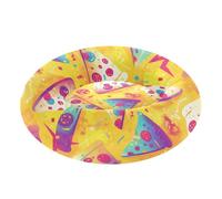 Pizza Mystery Yellow Pet Dog Bed Warm & Cozy Kitten Beds for Extra Small Size Pets Supplies XS