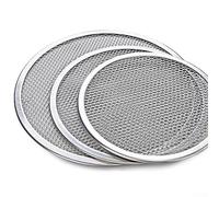 Pizza Net Plate, Oven Baking Tray Net Rust Free, Fast Baking, Crispy Crust Thickened Pizza Tray for Fresh Pizza, Toast