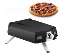 Pizza Oven, 12-Inch Gas Propane-Powered Outdoor Oven Kit with Pizza Stone for Backyard and Camping