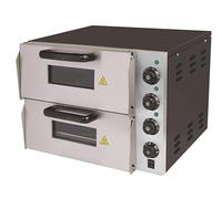 Pizza Oven 16'' Single Twin Deck Commercial Baking Oven Fire Stone Electric