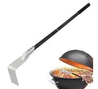 Pizza Oven Ash Rake - Heat Resistant Handle, Durable Metal Head | Charcoal Expansion Tool for Outdoor Pizza Baking, Chimney Ash Cleaning, Mantenim