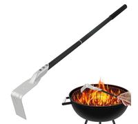 Pizza Oven Ash Rake Long Handle Hook Shovel | BBQ Charcoal Rake Charcoal Ash Tool Fireplace Grill Stove Smoker Fire Pit Outdoor Cooking Brazier Chiminea Backyard