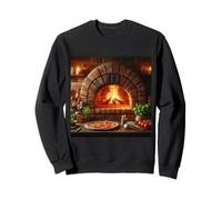 Pizza Oven Brick Pie Maker Chef Cook Sweatshirt