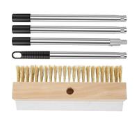 Pizza Oven Brush - Heavy Duty Pizza Oven Scrubing Brus | Heat Resistant Stone Cleaner for BBQ, Outdoor Kitchen Baking Accessory, Durable Tool for Domes Use
