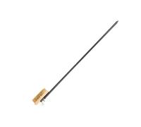 Pizza Oven Brush with Scraper, Pizza Stone Brush | Brass Bristle Stone Brush, Heat Resistant Oven Brush for Pizza - Stainless Steel Grill Brush with Bro