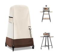 Pizza Oven Cover for Blackstone Standing Pizza Oven Model 6825,Outdoor Heavy Duty 600D Waterproof Dustproof Pizza Oven Cover,Beige&Brown