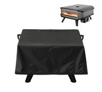 Pizza Oven Cover for Cozze 90347 XXL 17 Inch Gas Pizza Oven, Grill Cover Weatherproof Dustproof, 420D Oxford Fabric, Double Buckle Pull Cord, Robust Durable Pizza Oven Accessories 62 x 62 x 28 cm