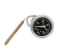 Pizza Oven Electric Oven Bread Kiln Thermometer Pointer Temperature Display 500 Degrees 304 Stainless Steel Temperature Gauge