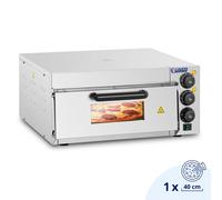 Pizza Oven With Chamotte Stone 1 Chamber 2000 W Royal Catering - Pizza Ovens by Silver