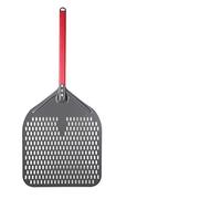 Pizza Paddle 12/13/14 Inch Perforated Pizza Peel Cutter Spatula 3 Pcs Shovel Aluminum Hard Coating Paddle Home Kit(14 inch Kit)