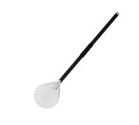 Pizza Paddle 7 8 9 10 Inch Long Pizza Peel AdjustableTurning Shovel Baking Tool Kitchen Utensils Nonstick Big Turner for Oven(7inch Round 95cm)