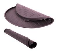 Pizza Pan for Oven - Heat-Resistant Tray, Silicone Lined Bake Pan | Wide Usage 13.58in Round Pizza Dish with Vents for Fast Baking, frozens Crusts, Oven Roasting, Cooking Sheet for Crispy Meals