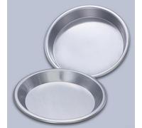Pizza Pan Set with Anodized Aluminum Construction Offering Deep and Shallow Options, Oven Safe for Even Baking, Available in Sizes from 5 to 12 Inches (9in)