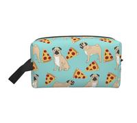 Pizza Party. Print Storage Bag â€“ Large Travel Cosmetic Makeup Bags, Portable Pouch Organizer for Toiletries, Accessories