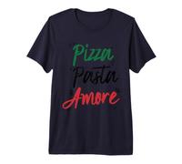 Pizza Pasta Amore Made with Love from Italy Premium T-Shirt
