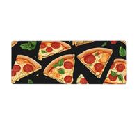 Pizza Pattern Extended Gaming Mousepad Large Desk Mat
