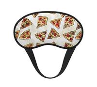 Pizza Pattern Print Blackout Sleep Mask for Women & Men, Zero Eye Pressure Eye Mask for Travel and All - Around Sleep