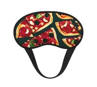 Pizza Pattern Print Sleep for Adults Comfortable Eye Mask for Travel Camping Light Blocking Nap Cover