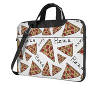 Pizza Pattern Printed Waterproof Laptop Case Ultra-Thin Portable One-Shoulder Laptop Bag 600d Oxford 13in/14in/15.6in