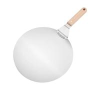 Pizza Peel - Stainless Steel Kitchen Scoop 436g | Sliding Pizza Peel With Wooden Handle | 555g Peel For Baking, Cooking, Barbecue, Outdoor Service, Cooking, Cooking, Cooking