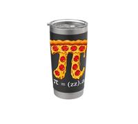 Pizza Pi Math Pun Mathematics Humor Teacher Student STEM Stainless Steel Insulated Tumbler