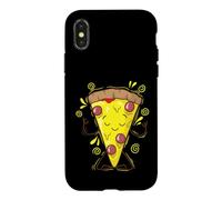 Pizza Piece meditates Fast Food Stone Oven Case for iPhone X/XS