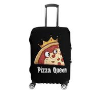 Pizza Queen Travel Luggage Cover Washable Anti-Scratch Baggage Suitcase Protector S