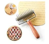 Pizza Roller with Wooden Handle,Perfect Dough Preparation Tool for Pizza, Pastry, Bread, and Pie Making(Docker)