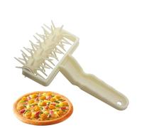 Pizza Rolling Pin - ABS Household Ergonomic Needlecake Docker, Comes With Spikes Pizza Docking Tool for Cakes, Waffles, Pancakes, Portable Pizza Making Accessories for Home