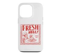 Pizza Satan "Fresh Hell" Satan Occult Satanic Lucifer Case for iPhone 13 Pro
